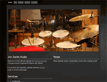 Tablet Screenshot of jonzacksaudio.com